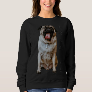 Mops Frauen Männer Mops Mama Vater Leben Liebe Hun Sweatshirt