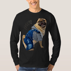 Mops Frauen Männer Mops Mama Vater Leben Liebe Hun T-Shirt
