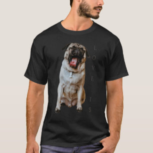 Mops Frauen Männer Mops Mutter Vater Leben Liebe H T-Shirt