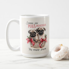 Mops Funny Christmas Hund Kaffee Tasse