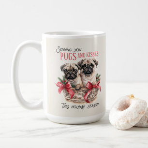 Mops Funny Christmas Hund Kaffee Tasse