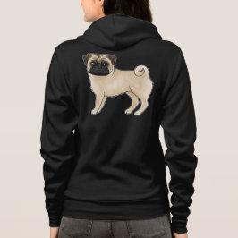 Mops für die Farbe der Ziegenschicht Hoodie