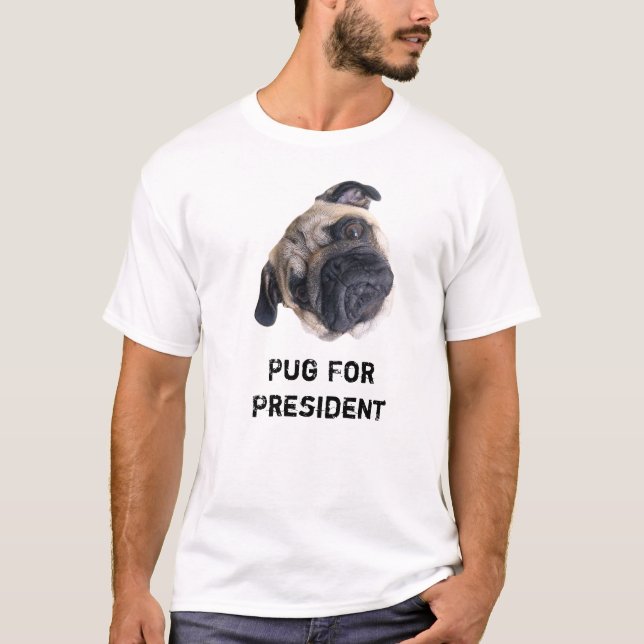 Mops für Präsident Mens Shirt (Vorderseite)