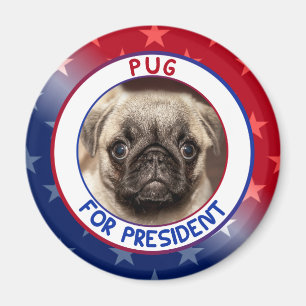 MOPS FÜR PRÄSIDENTEN MAGNET