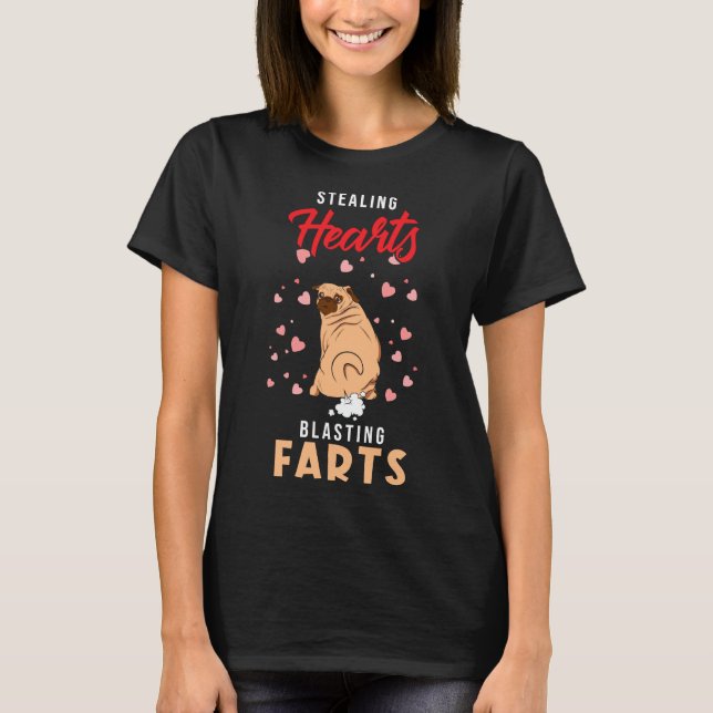 Mops Geschenk Süßer Mops Spruch 158 T-Shirt (Vorderseite)