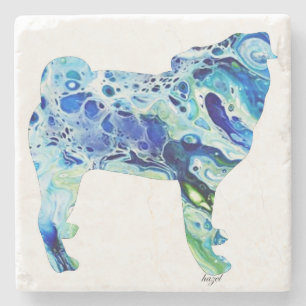 Mops, Geschenke für Mops, Hund Lover, Steinuntersetzer