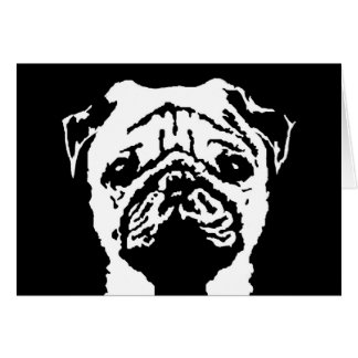 Mops-Geschenke - Karte