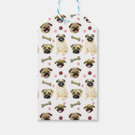 Mops-Geschenketags Geschenkanhänger