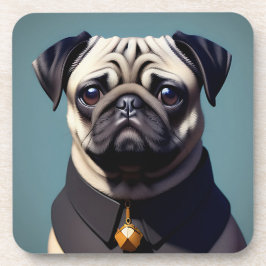 Mops Getränkeuntersetzer