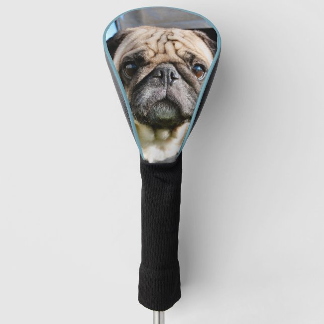 Mops Golf Headcover (Vorderseite)