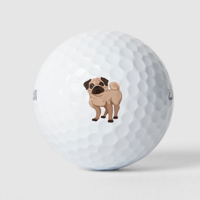 Mops Golfball (Vorderseite)