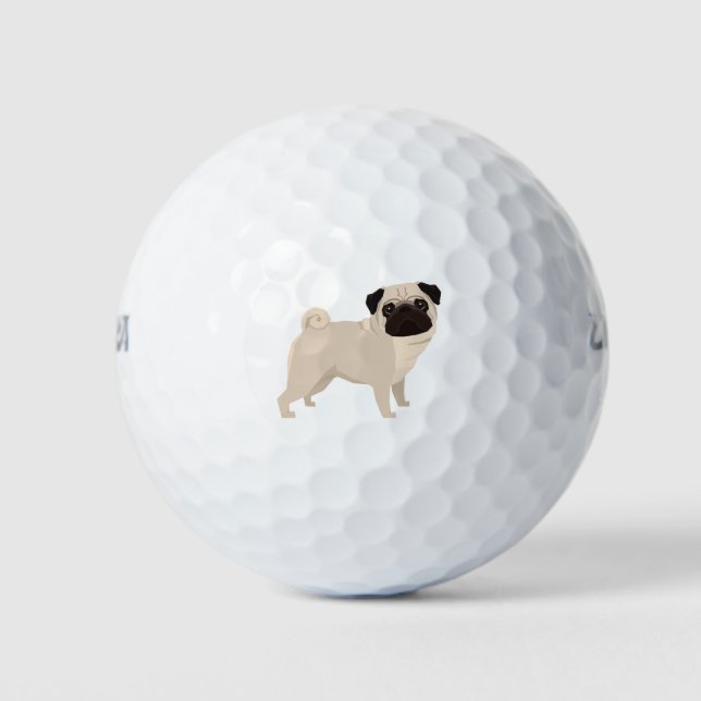 Mops Golfball (Vorderseite)
