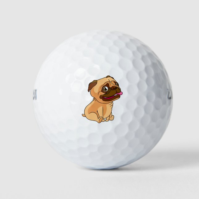 Mops Golfball (Vorderseite)