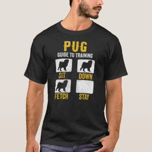 Mops Guide to training s Hunde Mama Vater Liebhabe T-Shirt