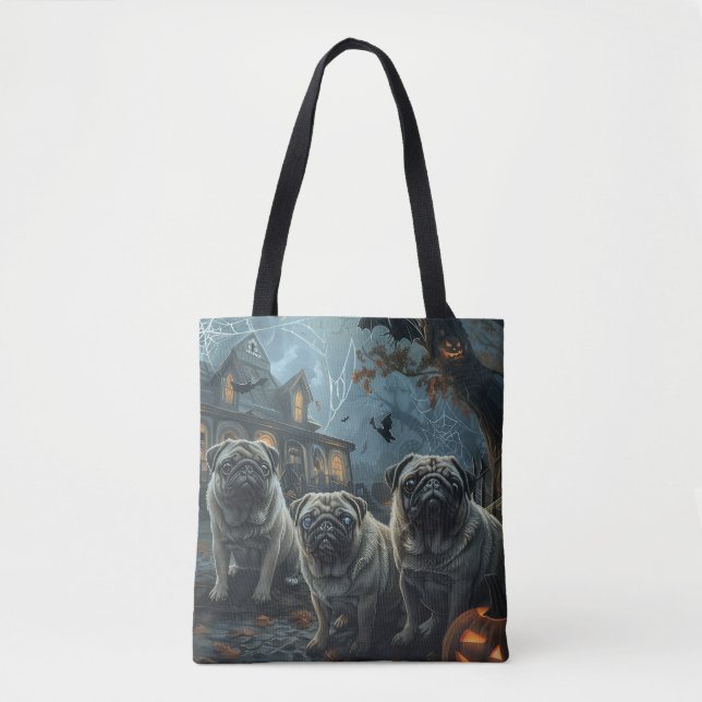 Mops Halloween Night Doggy Delight (Vorderseite)