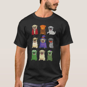 Mops Happy Mops oder zwischen Halloween Niedlich S T-Shirt