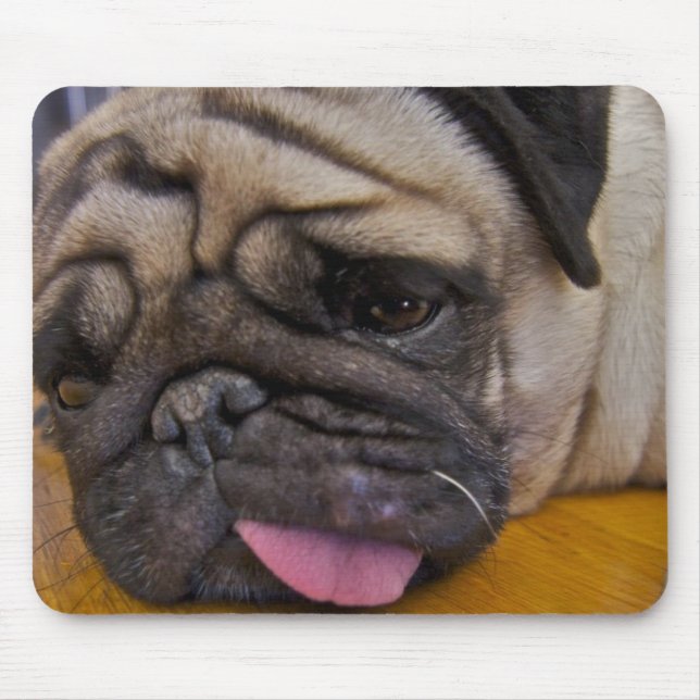 Mops hatte eine zu viele Mausunterlage Mousepad (Vorne)