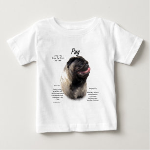 Mops History Design Baby T-shirt