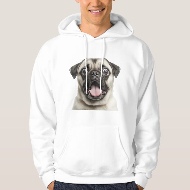 Mops Hoodie (Vorderseite)
