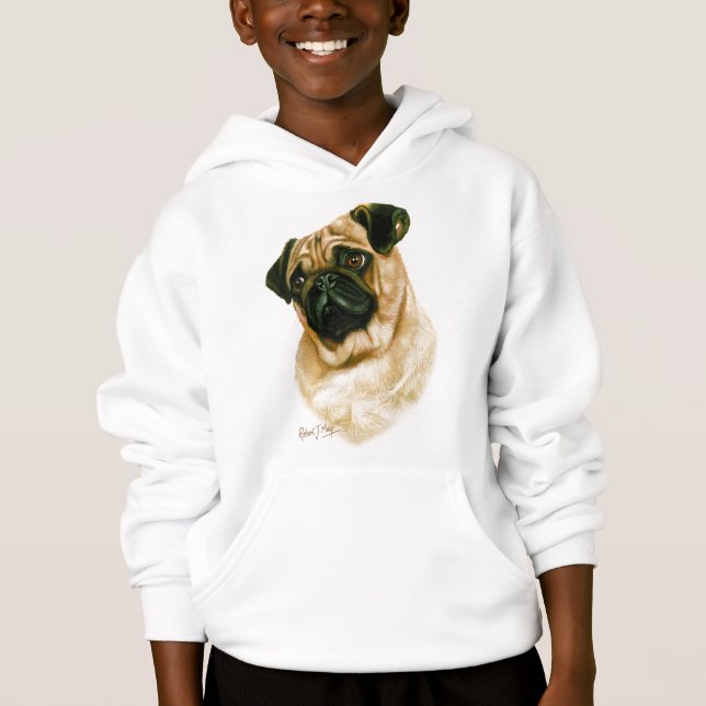 Mops Hoodie (Vorderseite)