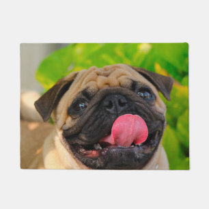 Mops Hund. Fußmatte