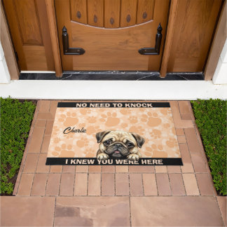 Mops-Hund Fußmatte