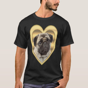 Mops Hund Herz Mops Mops 2 T-Shirt
