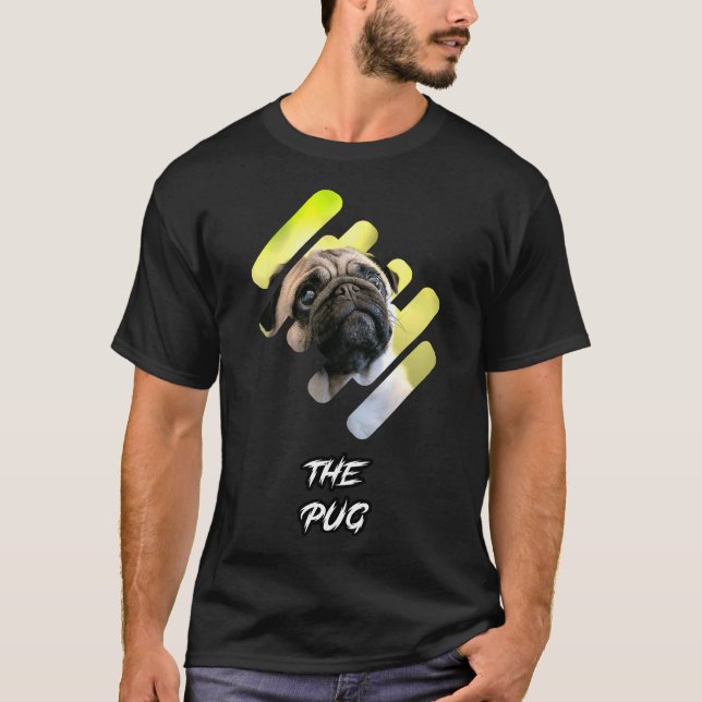 Mops Hund Klassischer T - Shirt 153 (Vorderseite)