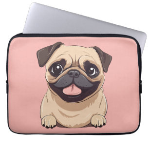 Mops Hund Laptopschutzhülle