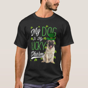 Mops Hund Mein Hund ist mein Glücksbringer T-Shirt