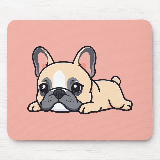 Mops-Hund Mousepad (Vorne)