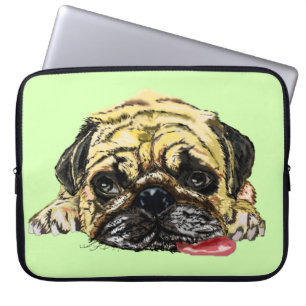 Mops Hund Notebook-Sieb Laptopschutzhülle