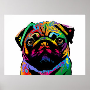 Mops-Hund Poster