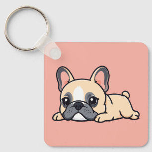 Mops-Hund Schlüsselanhänger