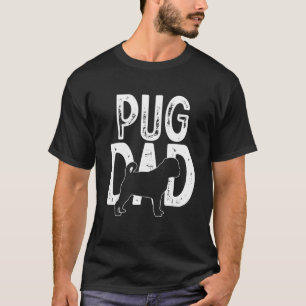 Mops Hund Süßer Welpe Vater T-Shirt