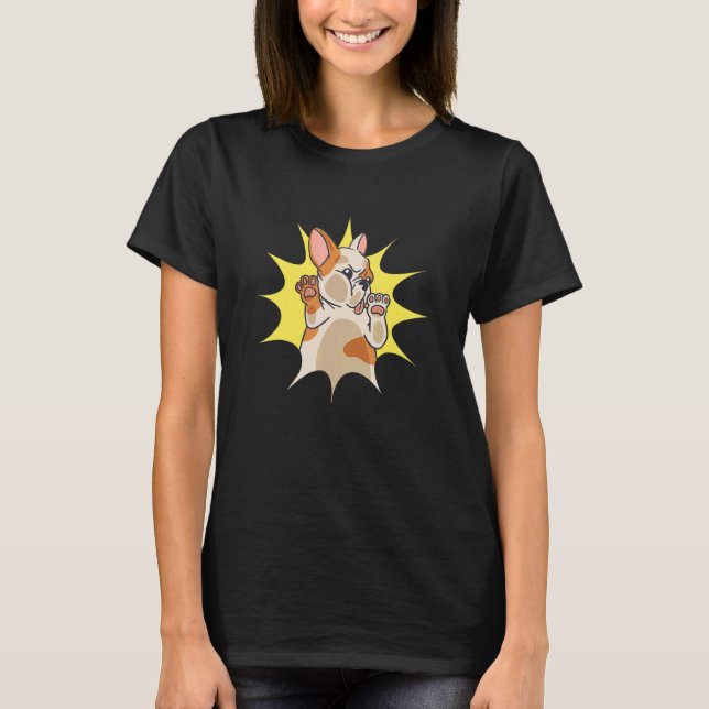 Mops Hund Süßes Haustier T-Shirt (Vorderseite)
