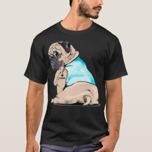 Mops Hund Tattoo Liebe Oma T-Shirt