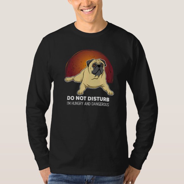 Mops Hund Vintag 15 T-Shirt (Vorderseite)