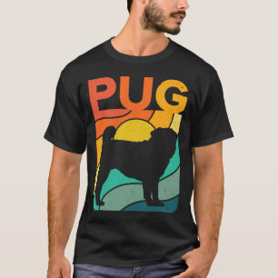 Mops-Hund Vintage-Geschenk Haustierliebhaber Klass T-Shirt