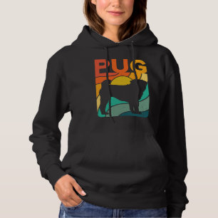 Mops Hund Vintage Geschenke Haustier Lover Klassis Hoodie