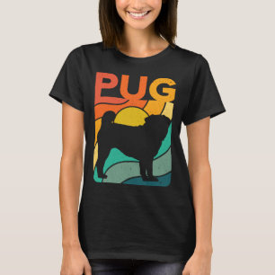 Mops Hund Vintage Geschenke Haustier Lover Klassis T-Shirt