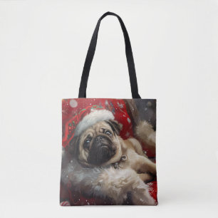 Mops Hund Weihnachten