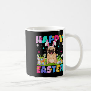 Mops Hunde Happy Ostereier Hunt Sonniges Ohr Mops  Kaffeetasse