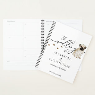 MOPS Hunde Liebe Hochzeit Planer