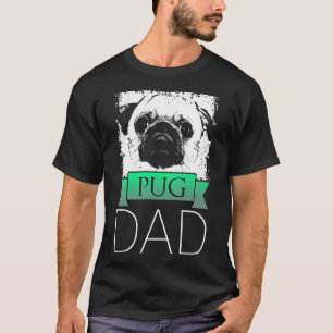 Mops-Hunde Papa Mops Vater Hund T-Shirt