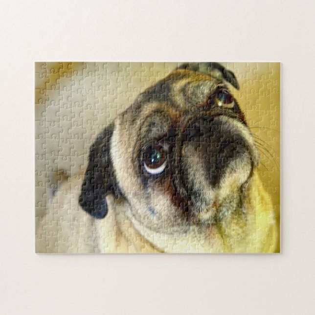Mops Hunde. Puzzle (Horizontal)