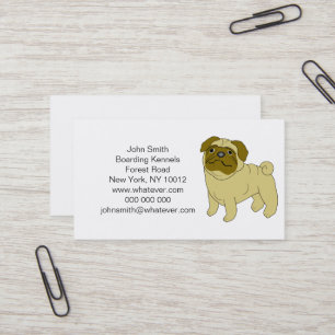 Mops-Hundepension Visitenkarte