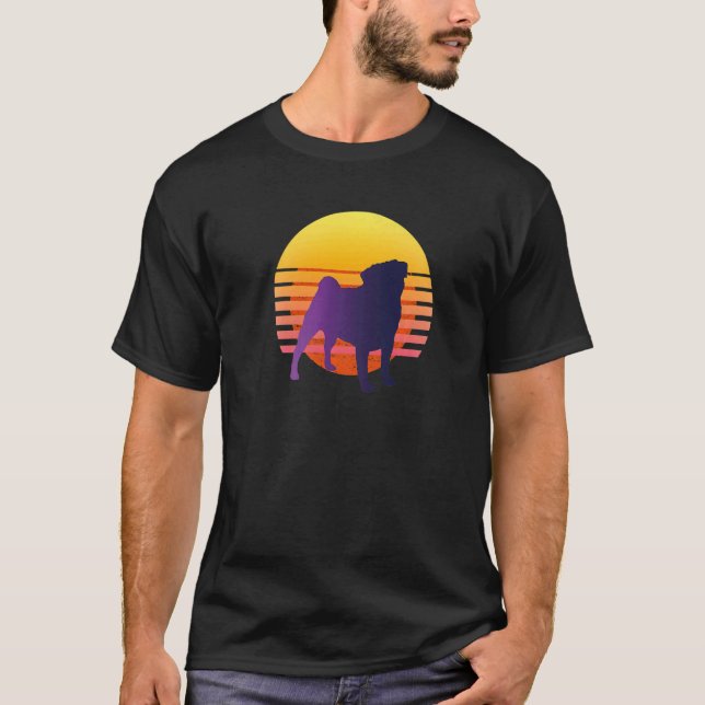 Mops-Hunderasse  38 T-Shirt (Vorderseite)