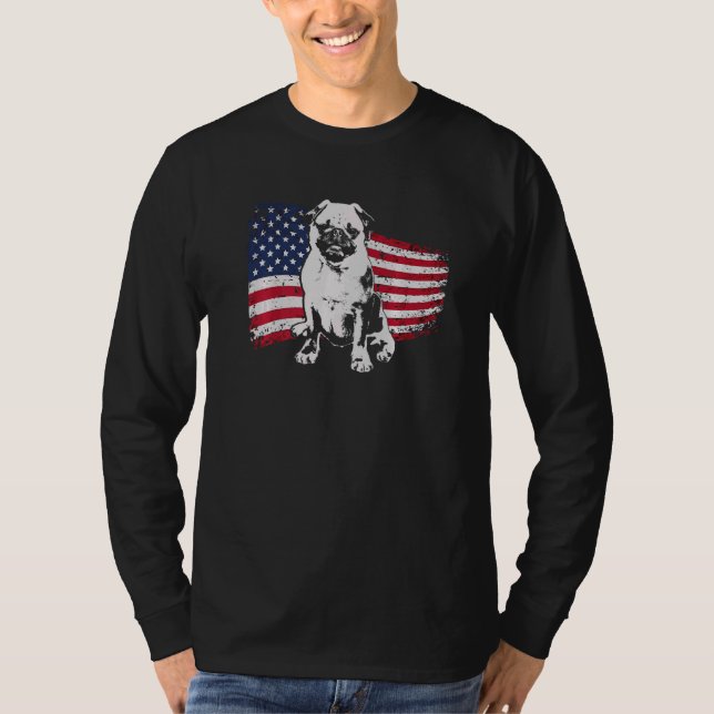 Mops-Hunderasse Carlin  49 T-Shirt (Vorderseite)