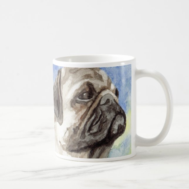 Mops-HundeTassen Tasse (Rechts)